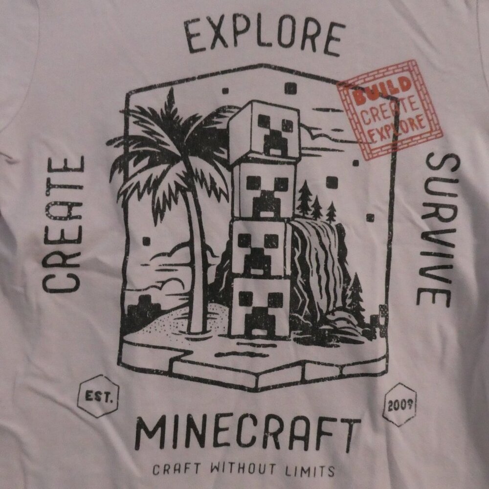 GAP KIDS | large (10) | Minecraft Craft Without Limits Graphic Tee / T-Shirt